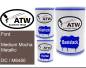 Preview: Ford, Medium Mocha Metallic, DC / M6450: 500ml Lackdose + 500ml Klarlack + 250ml Härter - Set, von ATW Autoteile West.